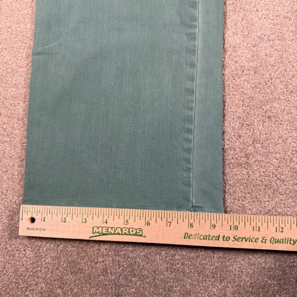 Judy Blue Wide Leg Jean Women 15/32 (FITS 32x31) Sage Green Garment Dyed JB88621